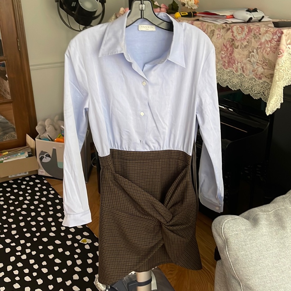 Sandro Layered Dress Size uk 3